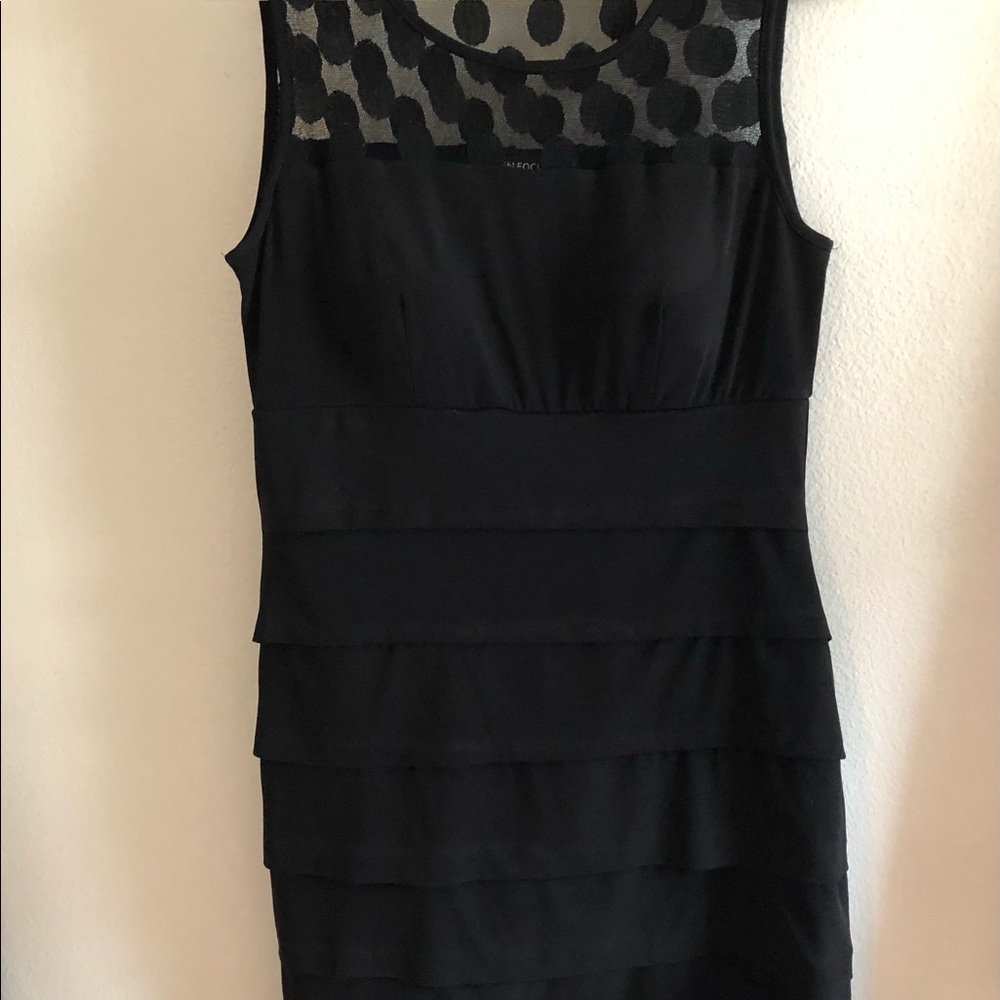 Enfocus Studio Black Lace Sleeveless Dress